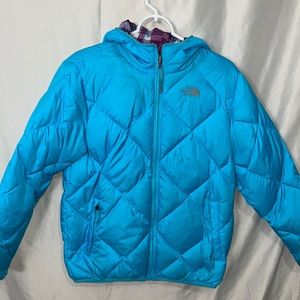 Girls reversible North Face ski jacket